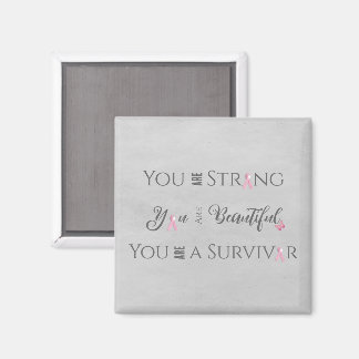 Strong and Beautiful | Brustkrebserkrankung Magnet