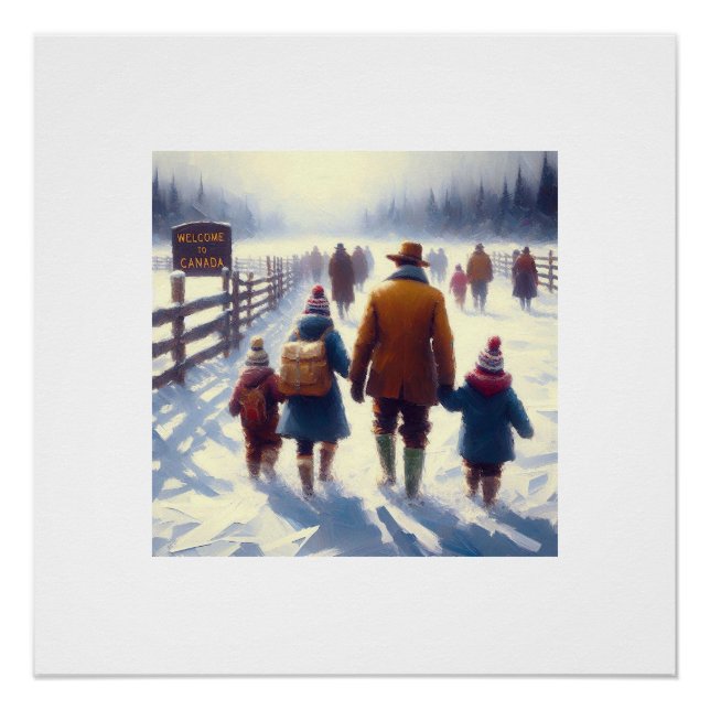 Strong and Free Canada, Poster (Vorderseite)