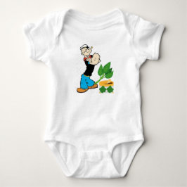 Strong Baby Popeye Bodysuit. Baby Strampler