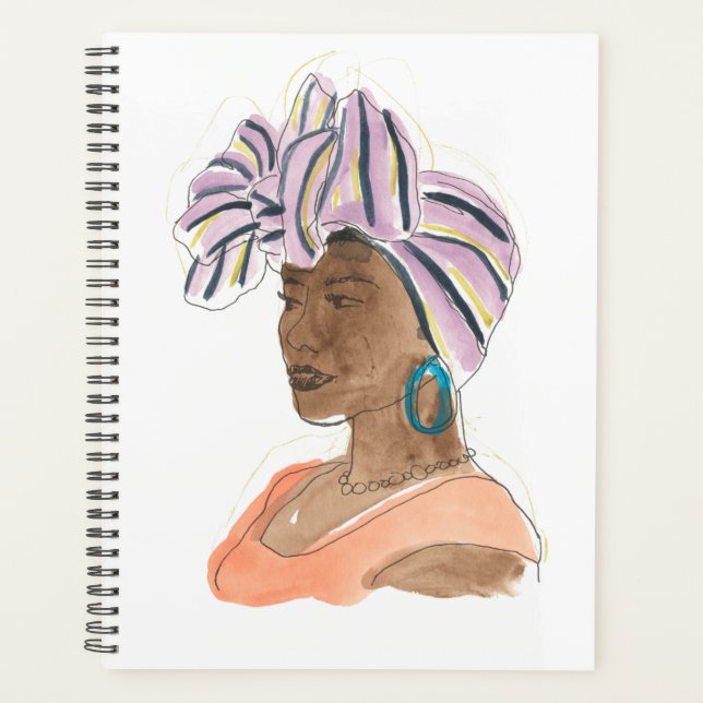 Strong & Beautiful Woman Planer (Vorderseite)