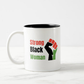 Strong Black Woman Zweifarbige Tasse