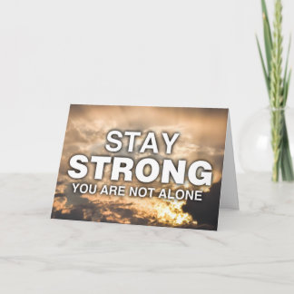 Strong bleibe - Support Karte