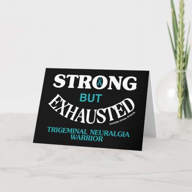 STRONG BUT EXHAUSTED...TN KARTE (Vorderseite)