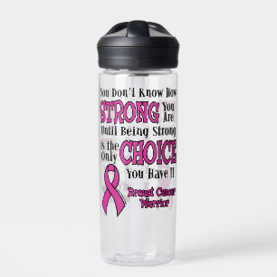 Strong/Choice.. Brustkrebs Trinkflasche