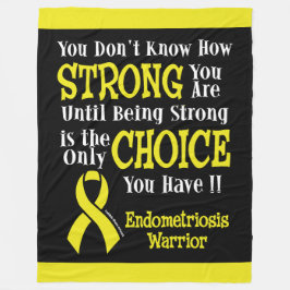 Strong/Choice.. Endometriose Fleecedecke