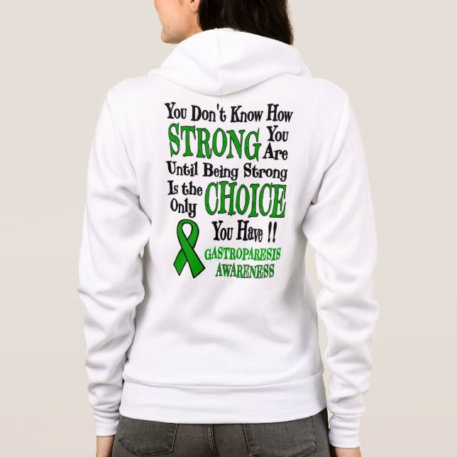 Strong/Choice.. Gastroparesis Hoodie (Rückseite)