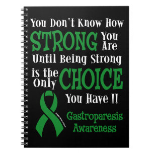 Strong/Choice.. Gastroparesis Notizblock