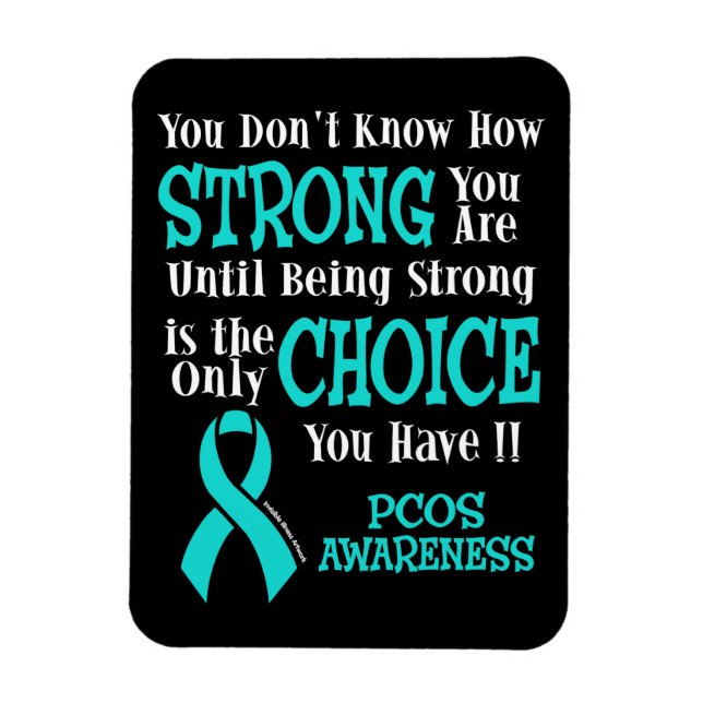 Strong/Choice...PCOS Magnet (Vertikal)