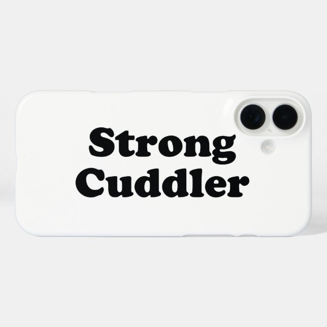 Strong Cuddler iPhone 16 Plus Hülle (Rückseite (Horizontal))