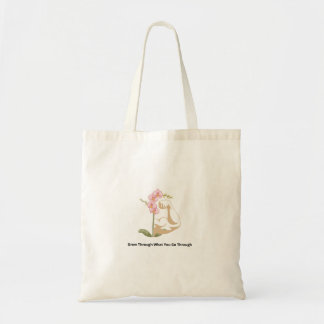 Strong Floral Woman  Tragetasche