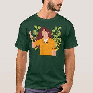 Strong Girl Power Feminism 5601  T-Shirt