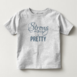 Strong is Hübsch GreyBlue Kids T Kleinkind T-shirt