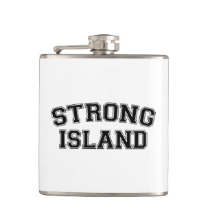 Strong Island, NYC, USA Flachmann