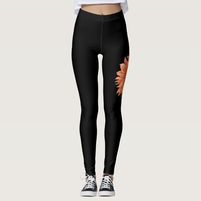 Strong ist die einzige Wahl für Uteruskrebs-Bewuss Leggings (Vorderseite)