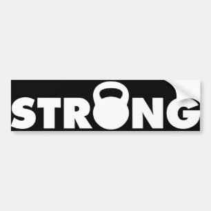 STRONG - Kettlebell Workout Motivierend Autoaufkleber
