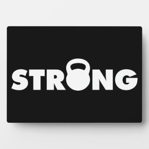 STRONG - Kettlebell Workout Motivierend Fotoplatte