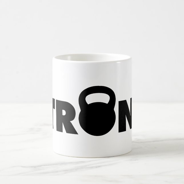 STRONG - Kettlebell Workout Motivierend Kaffeetasse (Mittel)