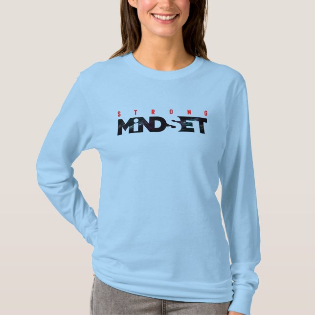 Strong Mindset | Langschläfchen für Frauen T-Shirt (Vorderseite)