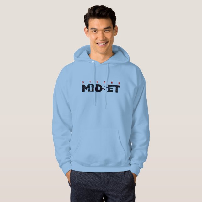 Strong Mindset | Männerhoodie Hoodie (Vorne ganz)