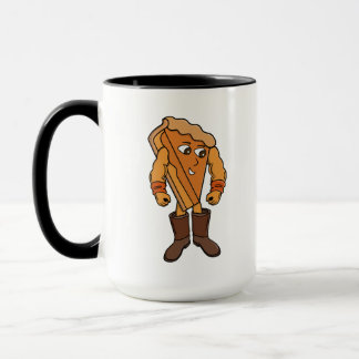 Strong Pie Wearing Boots Tasse