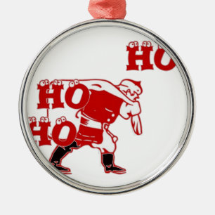 Strong Santa Ho Ho Ho Collection Silbernes Ornament