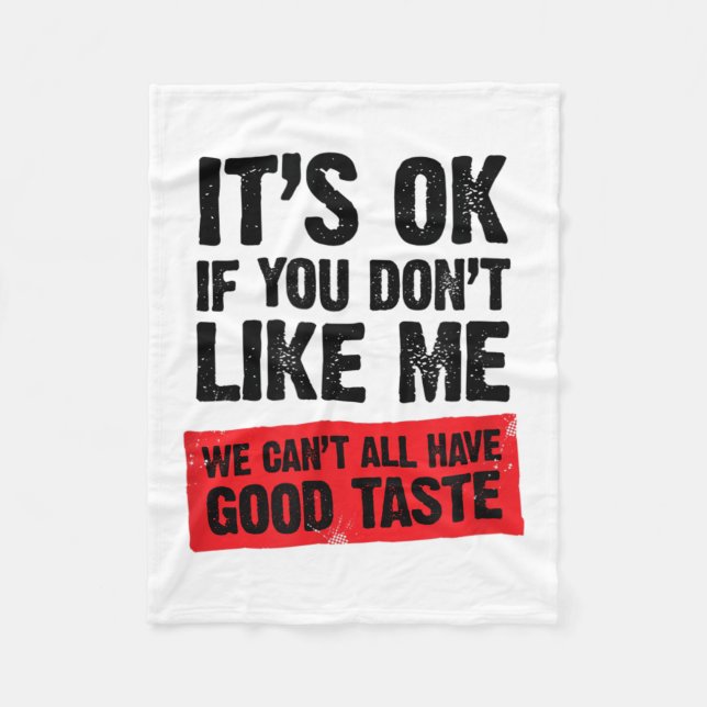 Strong, Smart, Confident & amp; Funny Attitude Quo Fleecedecke (Vorderseite)