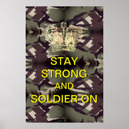 Strong & Soldier bleibe Poster