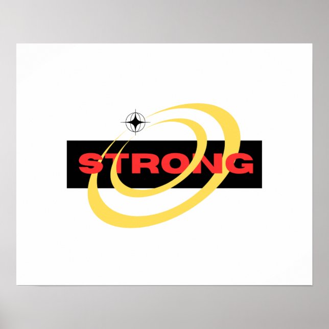 Strong – Strength Begins Within Poster (Vorne)