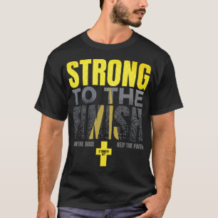 Strong to The Finish - Christliche Mode T-Shirt