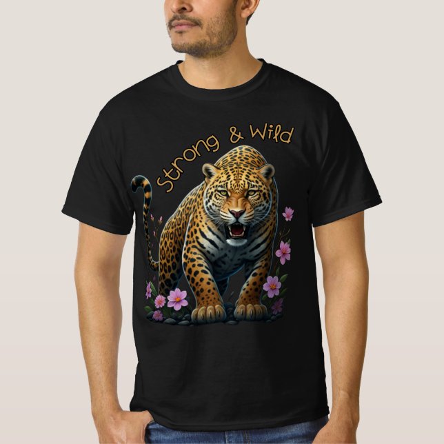 Strong & Wild Jaguar Soul T-Shirt (Vorderseite)