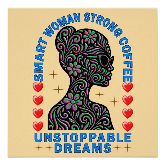 strong woman poster (Vorderseite)