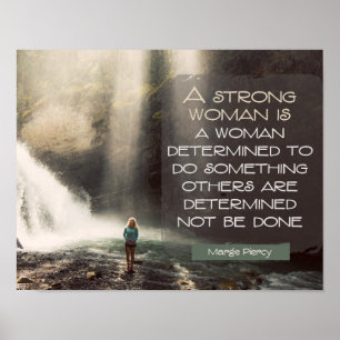 Strong Woman von Marge Piercy Poster