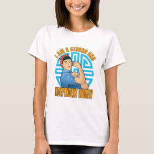 Strong Woman White T-Shirt