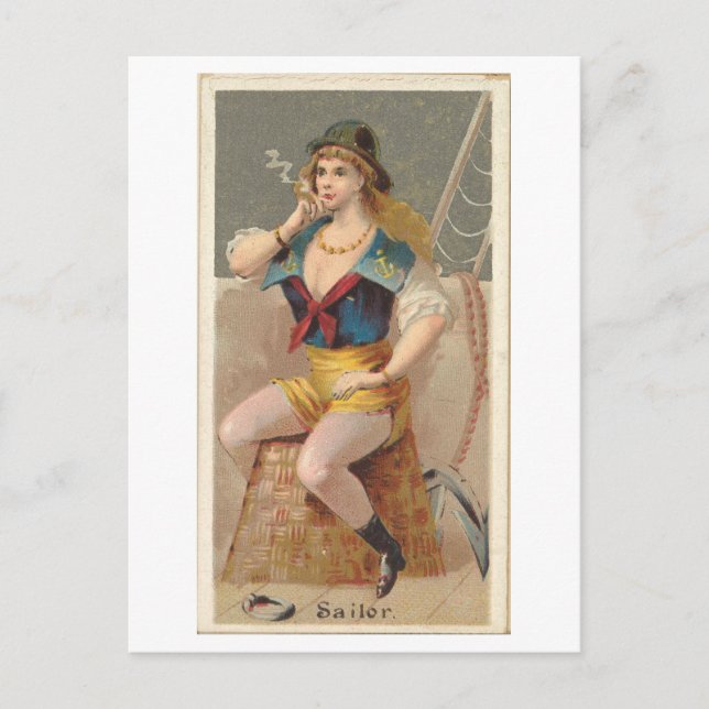 Strong Women Series #5: Sailor Vintag Postkarte (Vorderseite)