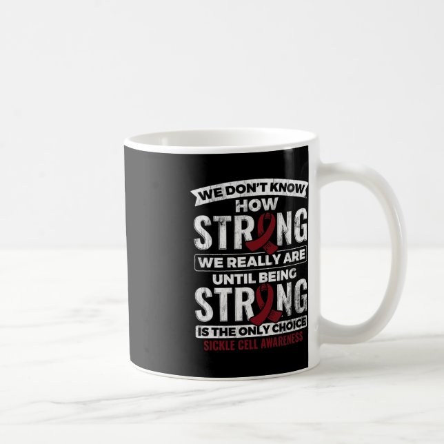 Strong zu sein ist die einzige Chocolate Zellaware Kaffeetasse (Rechts)