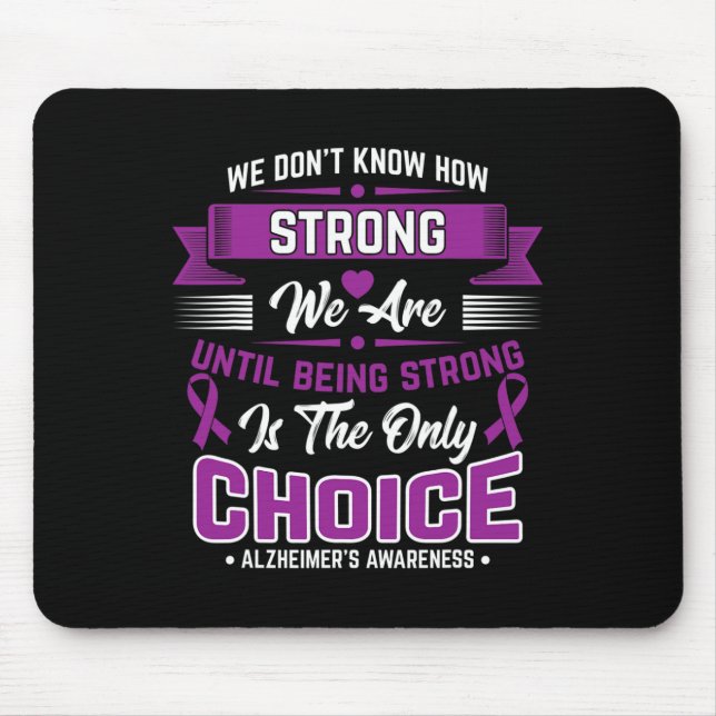 Strong zu sein ist die einzige Wahl für Heimerheim Mousepad (Vorne)