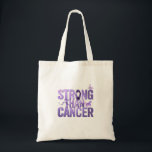Stronger Than Cancer Tote Bag | Cancer Awareness   Tragetasche<br><div class="desc">Stronger Than Cancer Tote Bag | Cancer Awareness Purple Ribbon Bag | Inspirational Support Gift Carry strength and inspiration wherever you go with this **Stronger Than Cancer Tote Bag**. Designed to honor cancer fighters, survivors, and supporters, this meaningful tote features a powerful message alongside the iconic purple awareness ribbon —...</div>