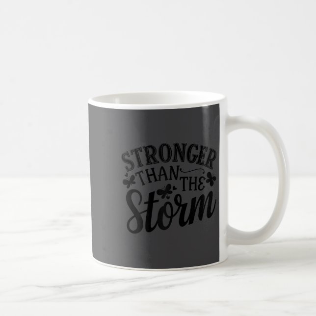 Stronger Than The Motivational Insrational Sitive  Kaffeetasse (Rechts)