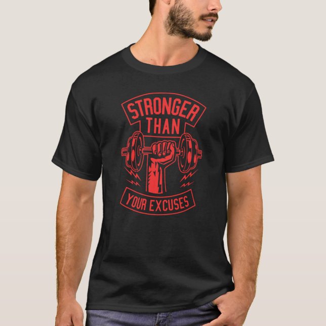 Stronger than your ecuses  gift T-Shirt (Vorderseite)