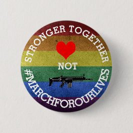 StrongerTogether Liebe nicht schießt Button