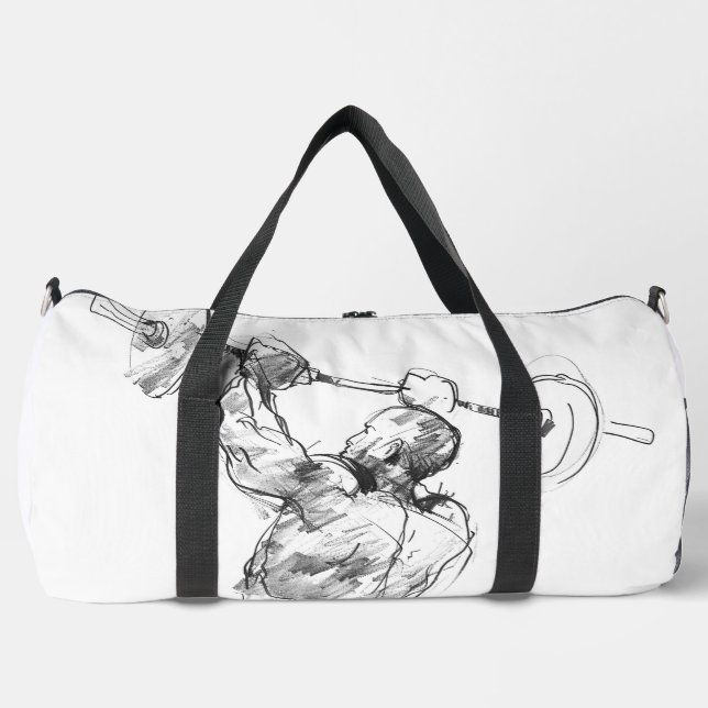 Strongman Lifting Weights Duffle Bag (Vorderseite)