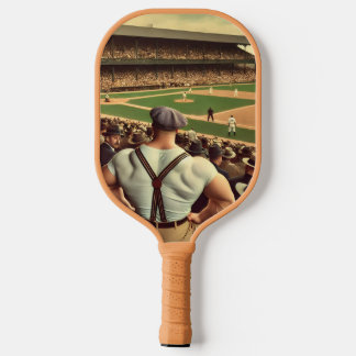 Strongman sieht Baseball Anfang des 19. Jahrhunder Pickleball Schläger