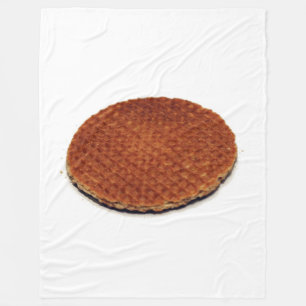 Stroopwafel Fleecedecke
