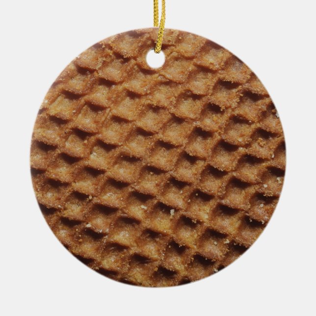Stroopwafel Keramikornament (Vorne)