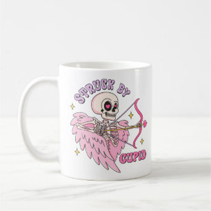 Struck by Cupid Skeleton Kaffeetasse