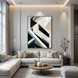 Structural Geometry Leinwanddruck