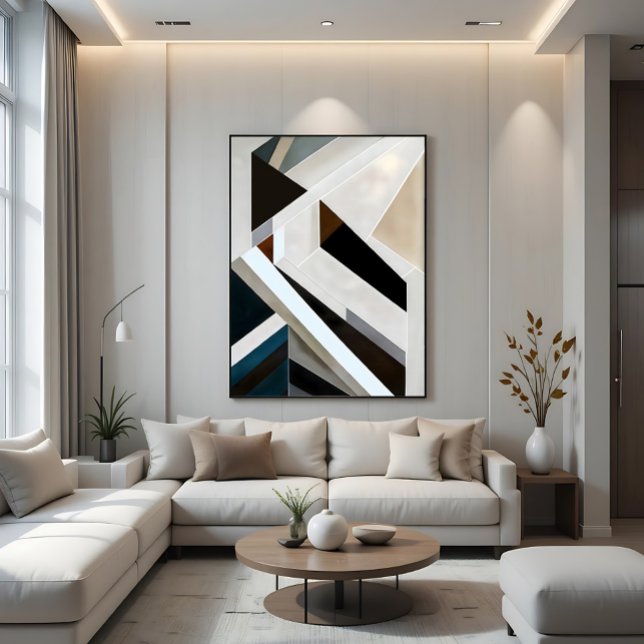 Structural Geometry Leinwanddruck (Von Creator hochgeladen)