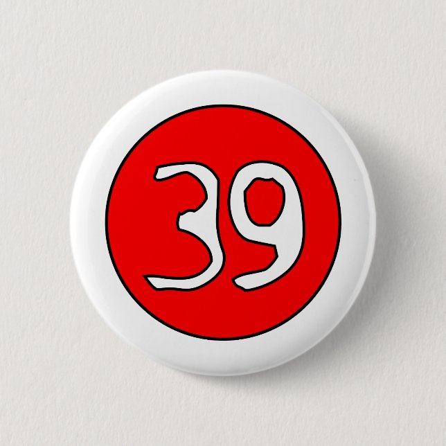 Strudel 39er's klar button (Vorderseite)