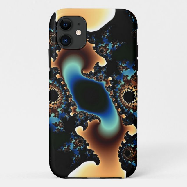 Strudel-Fraktal-iPhone-Hülle Case-Mate iPhone Hülle (Rückseite)