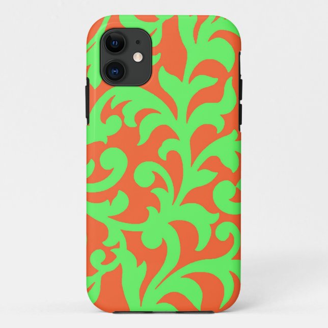 Strudel-grüner orange Case-Mate iPhone 5 Kasten Hülle (Rückseite)